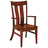 Archbold Furniture Amish Essentials Casual Dining Florence Dining Arm Chair