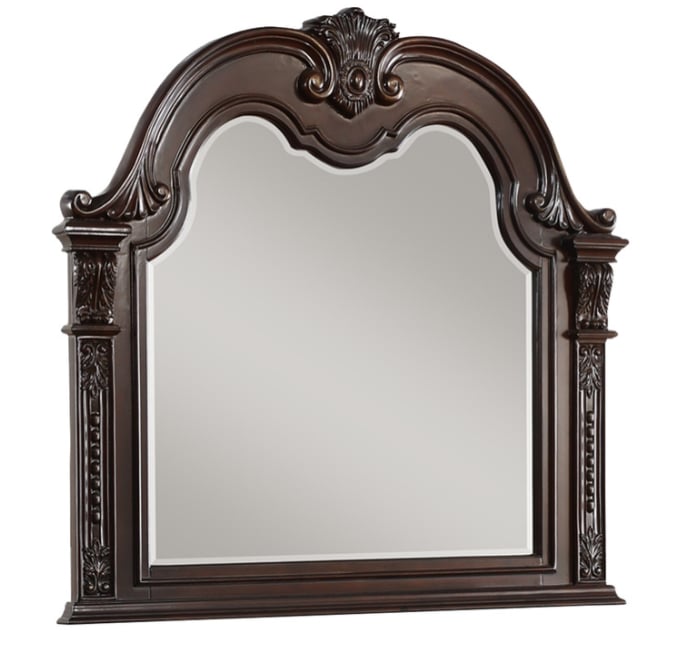 Homelegance Cavalier 4-Piece Queen Upholstered Sleigh Bedroom Set