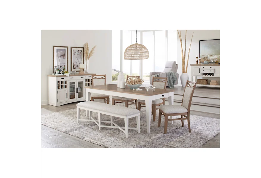 Americana Modern Formal Dining Room Group by Paramount Furniture at Reeds Furniture