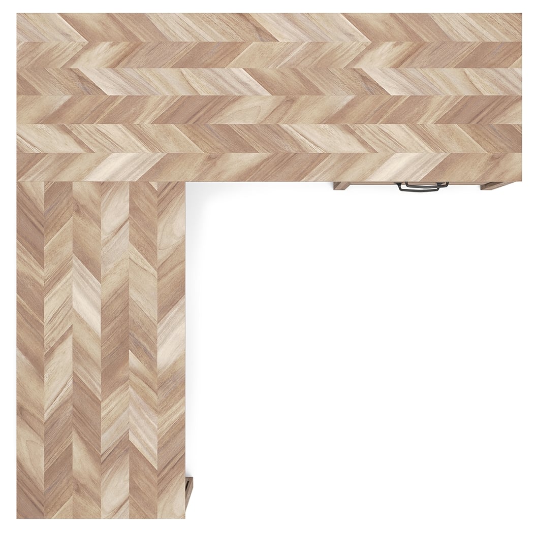 Signature Design by Ashley Battelle 60" Home Office Desk With Return