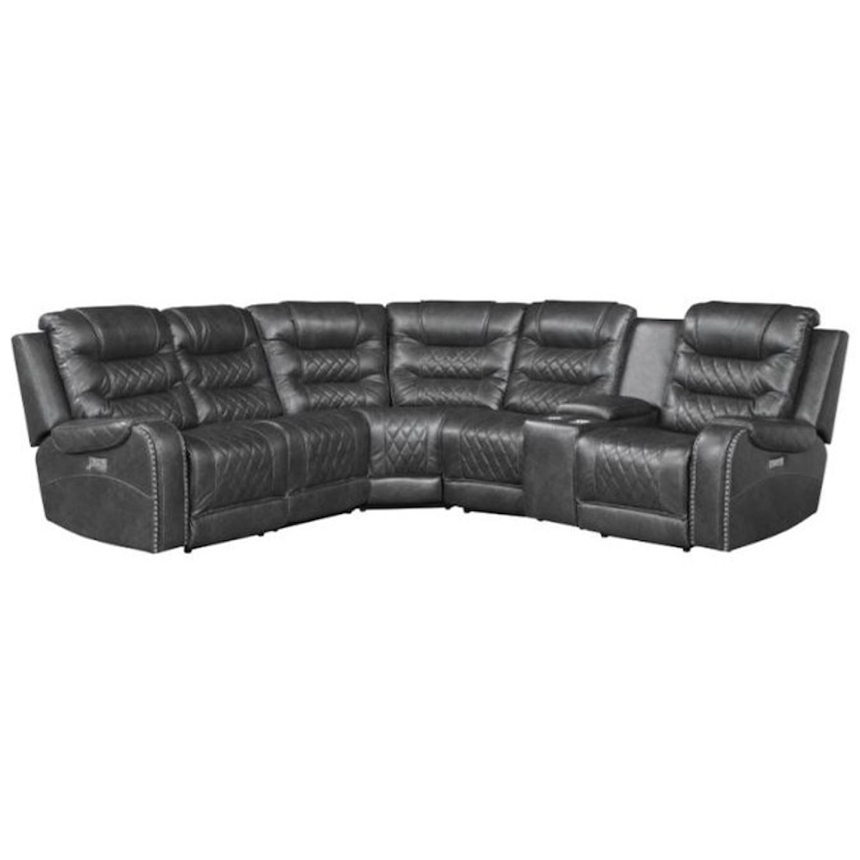 Homelegance Furniture Putnam Power Reclining Sectional