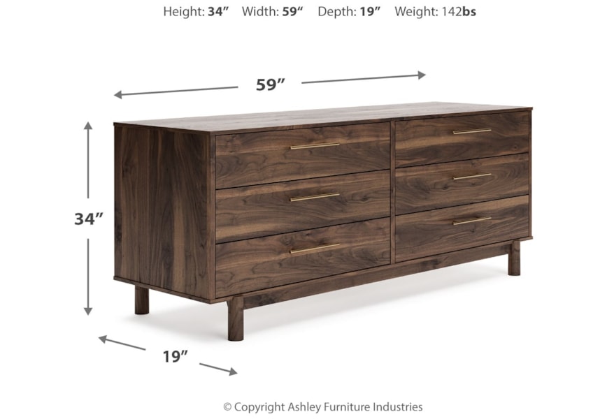 Signature Design by Ashley Calverson EB3660 231 Dresser Schewels