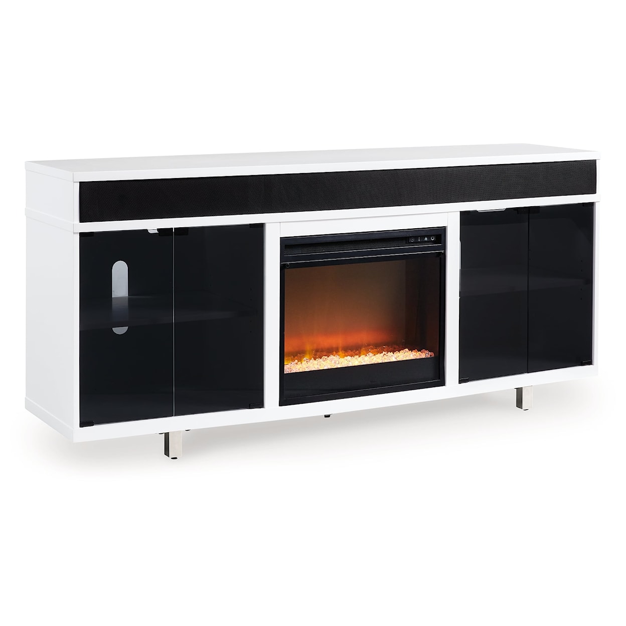 Signature Design by Ashley Gardoni 72" TV Stand with Electric Fireplace