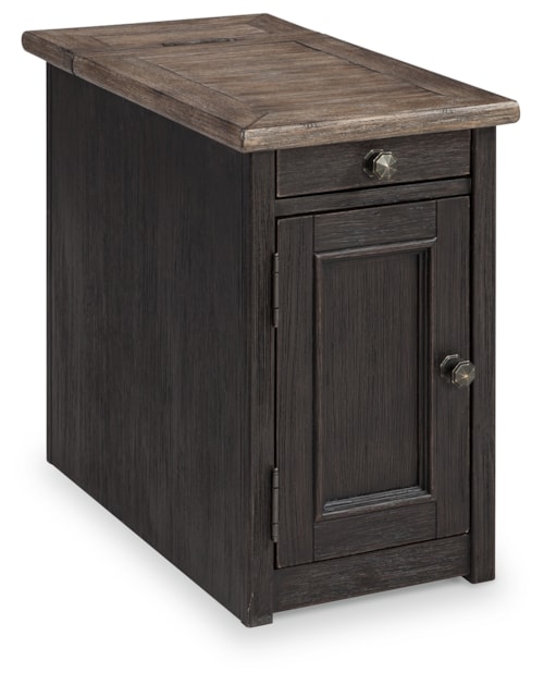 Tyler Creek Chairside End Table With Usb Ports & Outlets