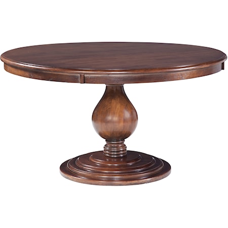 54" Round Pedestal Dining Table