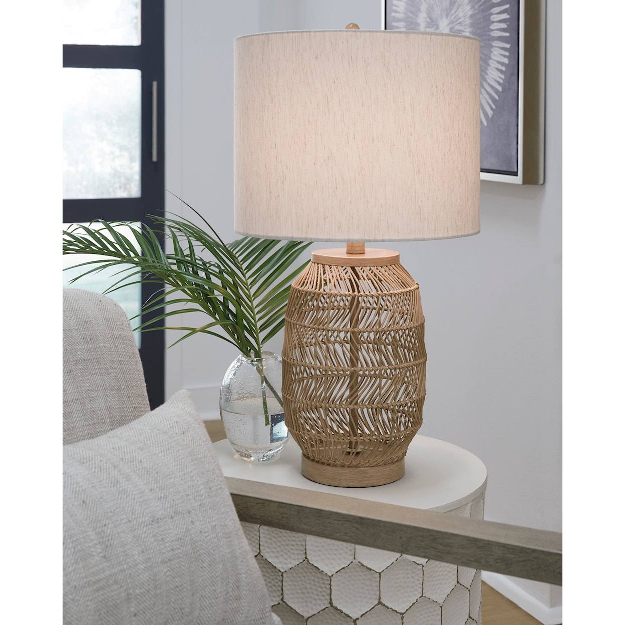 Signature Design by Ashley Lamps - Casual Orenman Table Lamp (Set of 2)