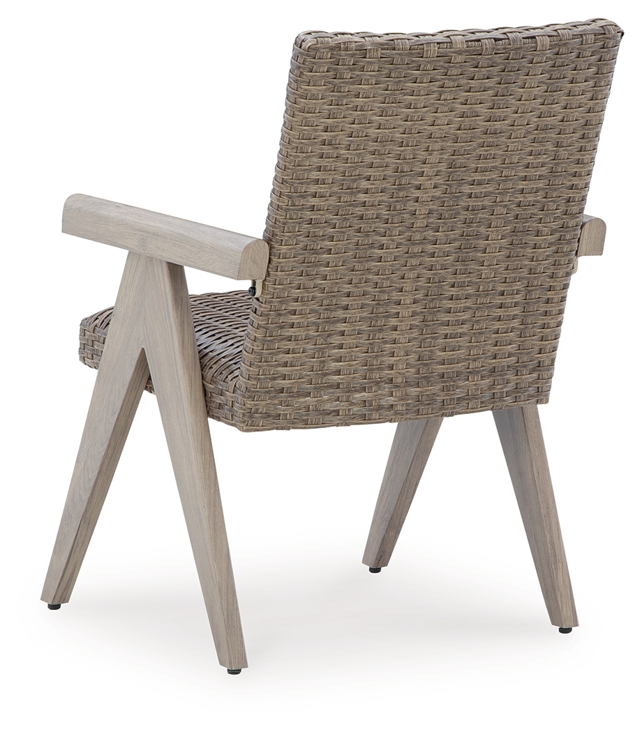 Signature Design by Ashley Cliff Trails Outdoor Arm Chair (Set Of 2)