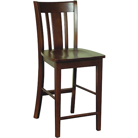 Transitional San Remo Counter Stool in Expresso