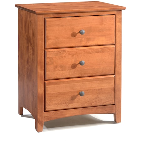 3-Drawer Nightstand