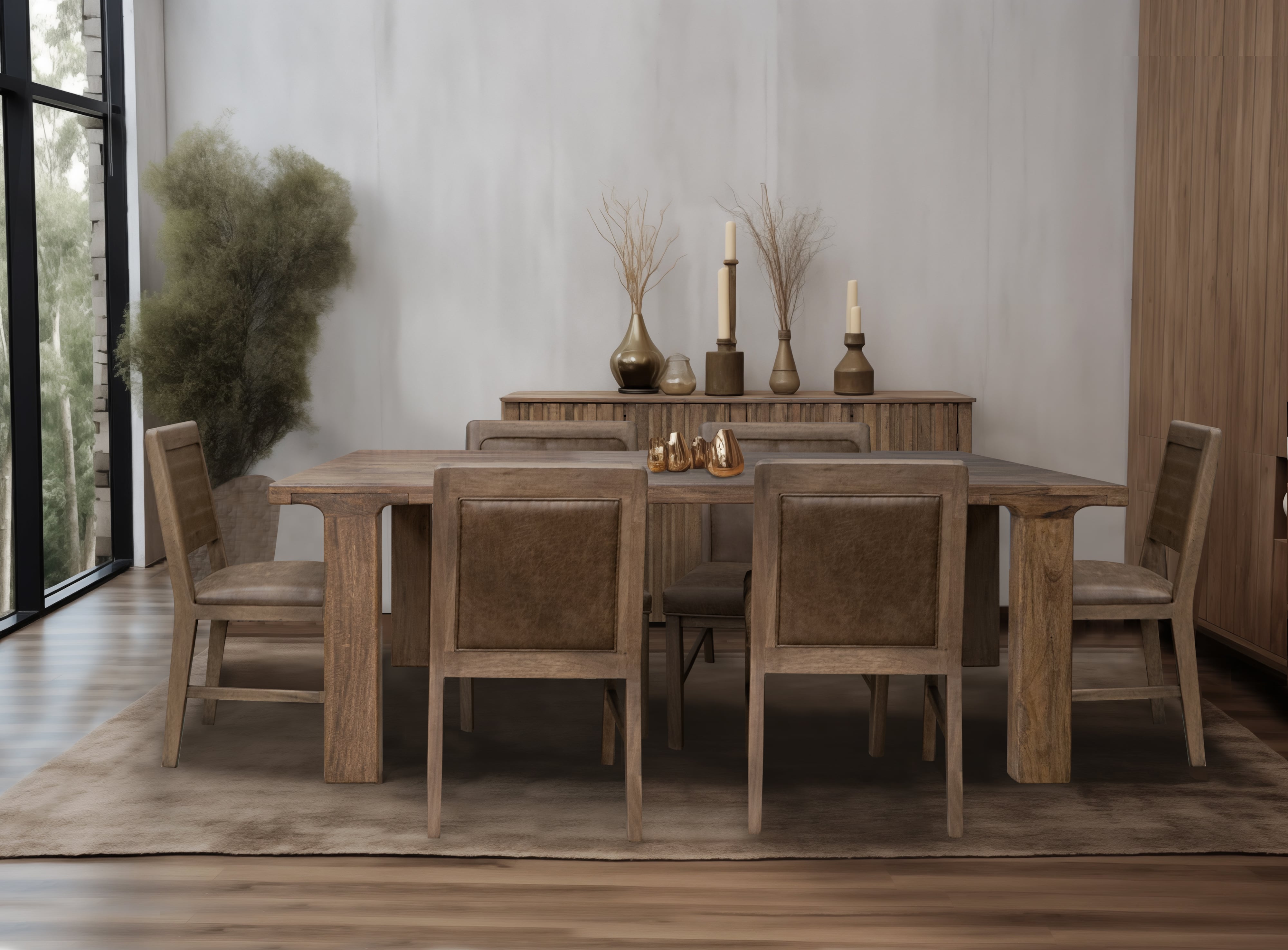 International Furniture Direct Mezquite Dining Table