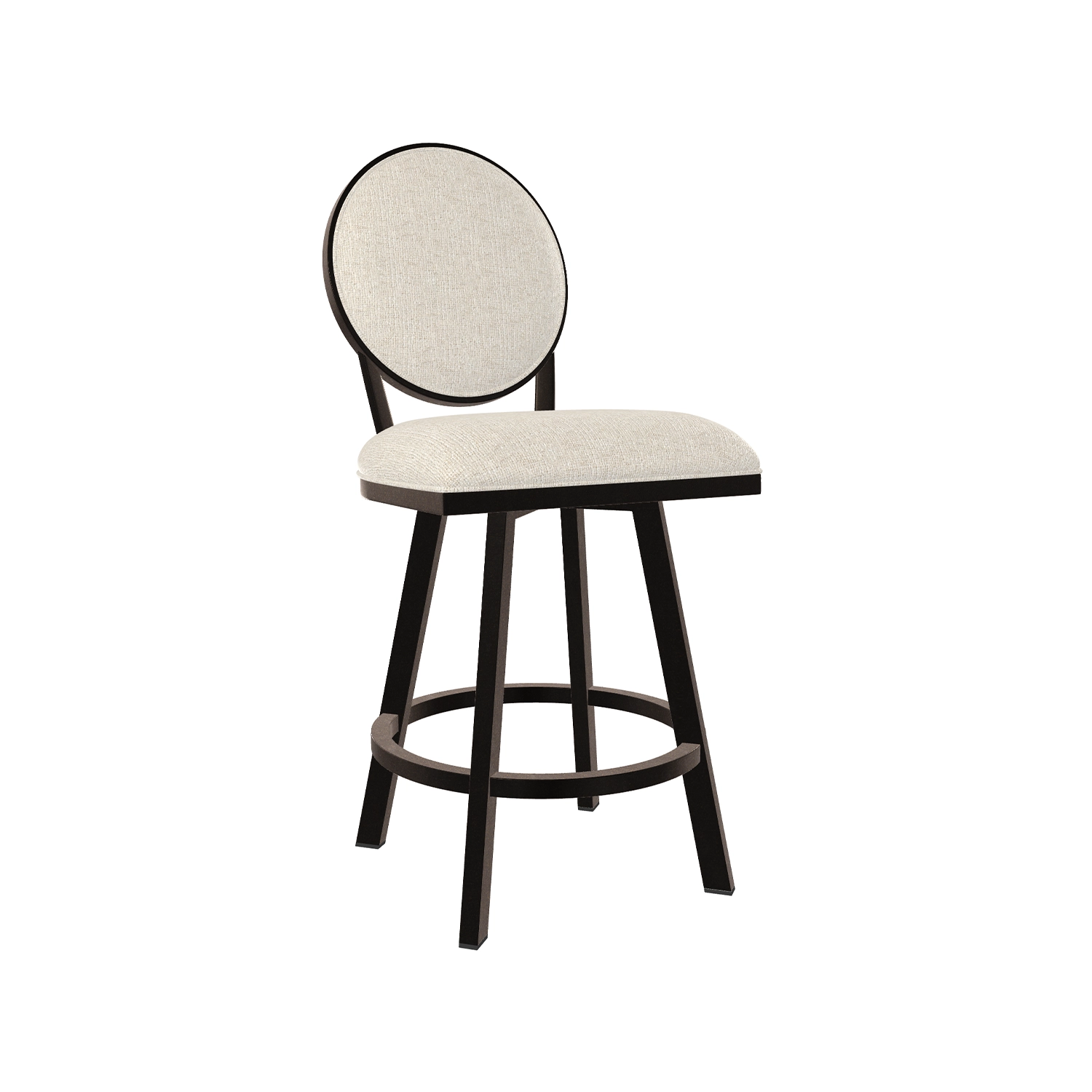 Angled Swivel w/ Back Barstool