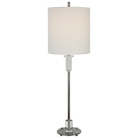 Aurelia Steel Buffet Lamp