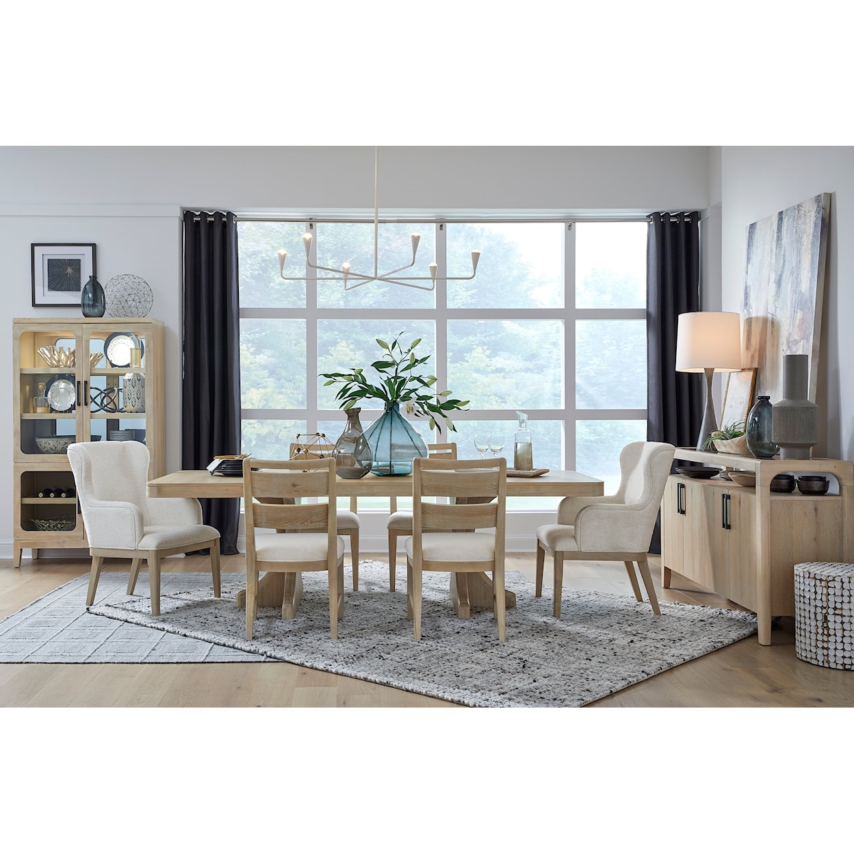 Magnussen Home Somerset Dining Trestle Dining Table