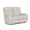 Flexsteel Strait Power Reclining Loveseat