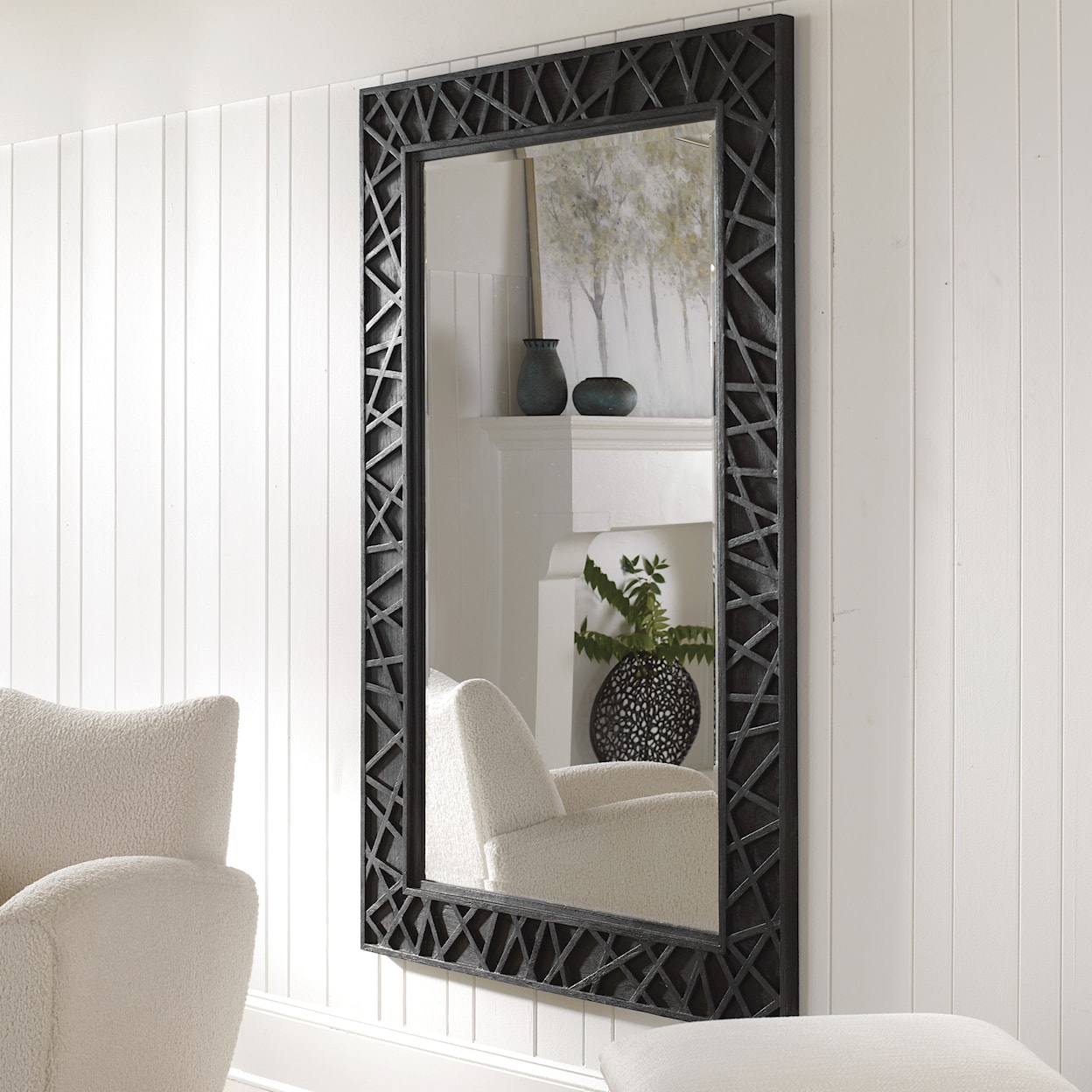 Uttermost Everest Everest Satin Black Mirror