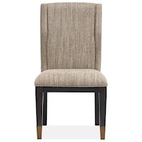 Transitional Upholstered Dining Side Chair