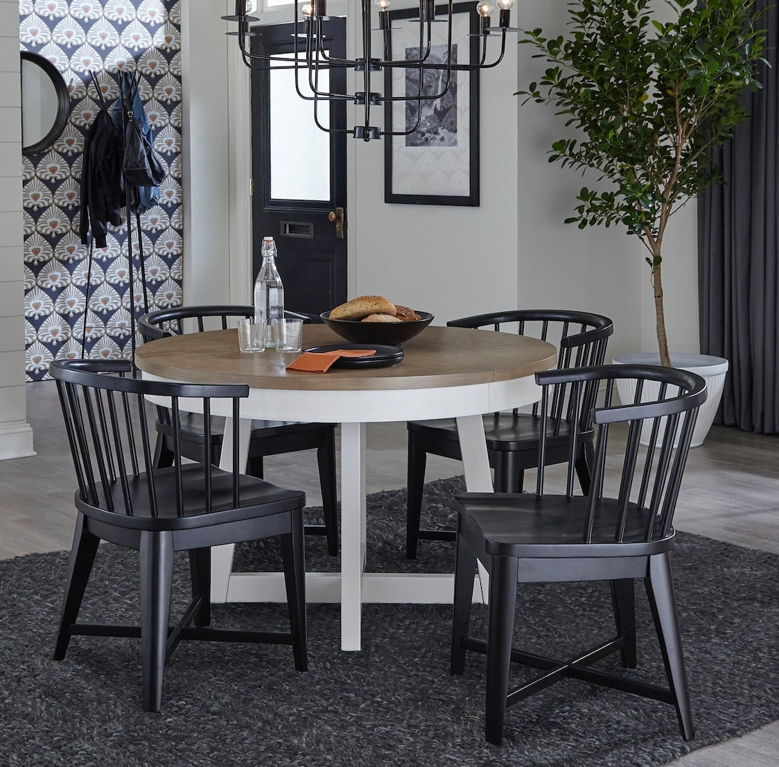 5-Piece Round Dining Set
