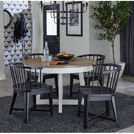 5-Piece Round Dining Set