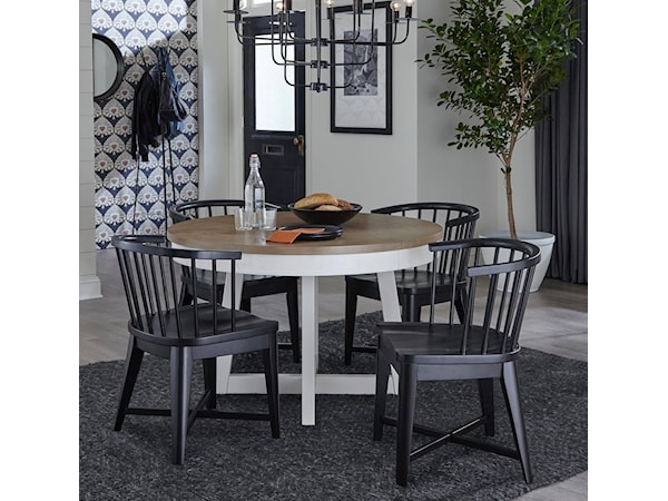 5-Piece Round Dining Set