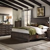 Libby Thornwood Hills Two Sided Storage Queen Panel Bed Set