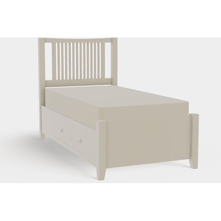 Atwood Twin XL Left Drawerside Spindle Bed
