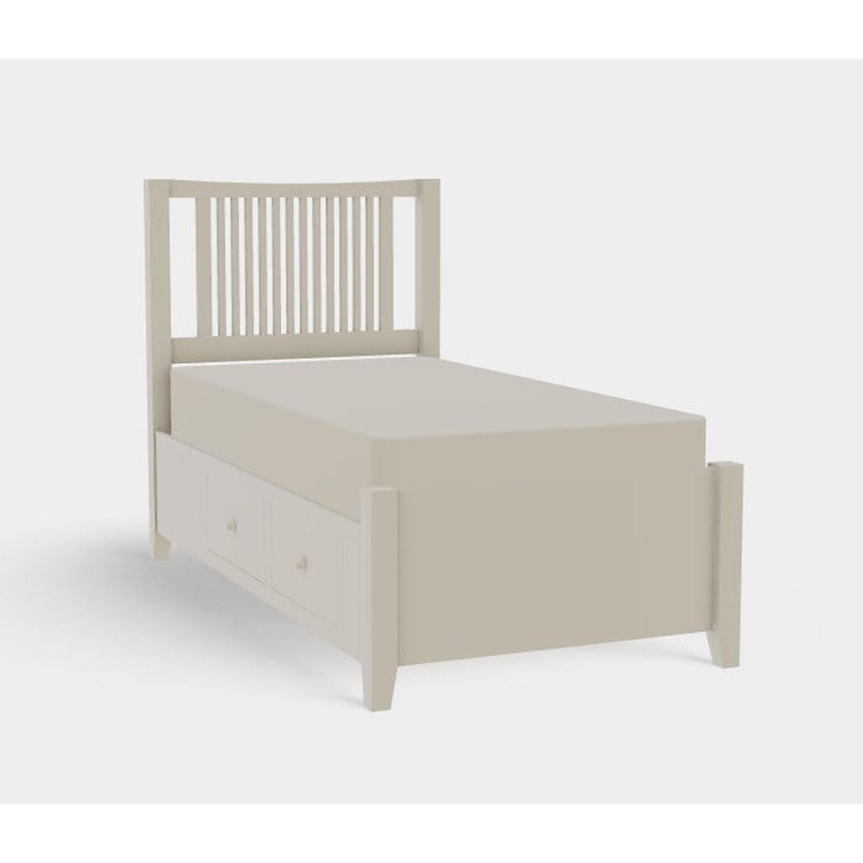 Mavin Atwood Group Atwood Twin XL Left Drawerside Spindle Bed
