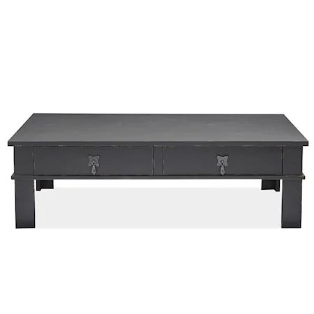 Transitional Rectangular Accent Cocktail Table