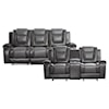 Homelegance Furniture Briscoe 2-Piece Reclining Living Room Set