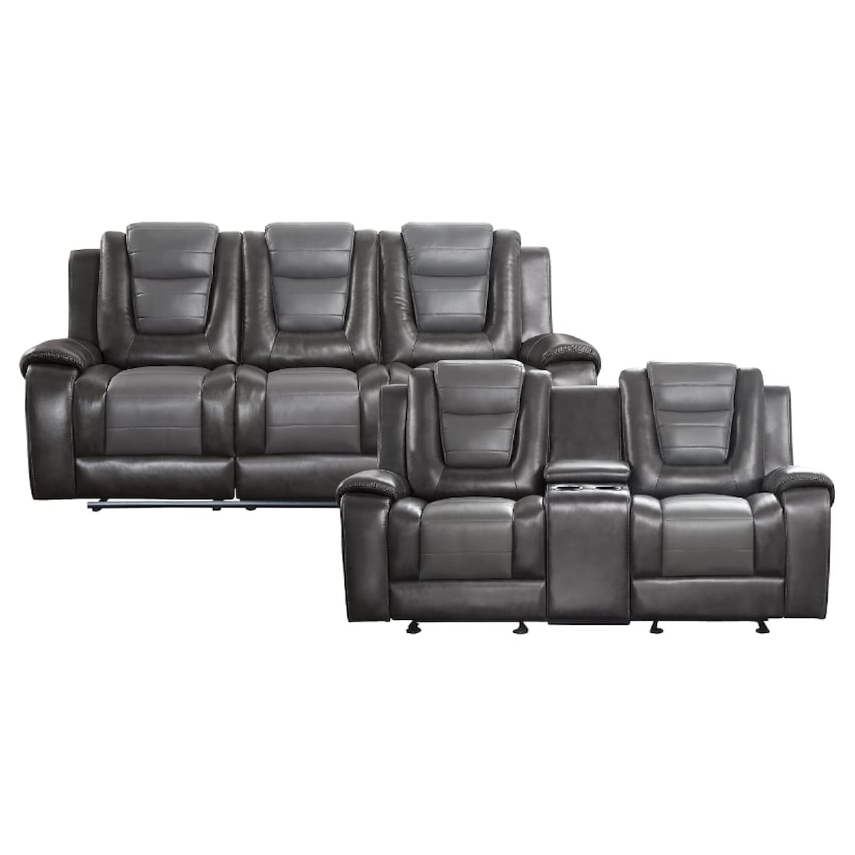 Homelegance Briscoe 2-Piece Reclining Living Room Set