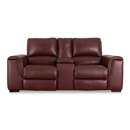 Power Reclining Loveseat with Console