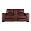 Michael Alan Select Alessandro Power Reclining Loveseat with Console