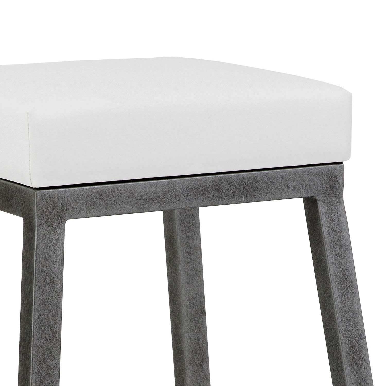 Wesley Allen RIVERTON Non-Swivel Backless Counter Stool