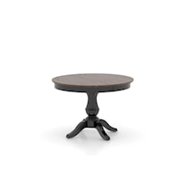 Traditional Customizable Round Table with Pedestal