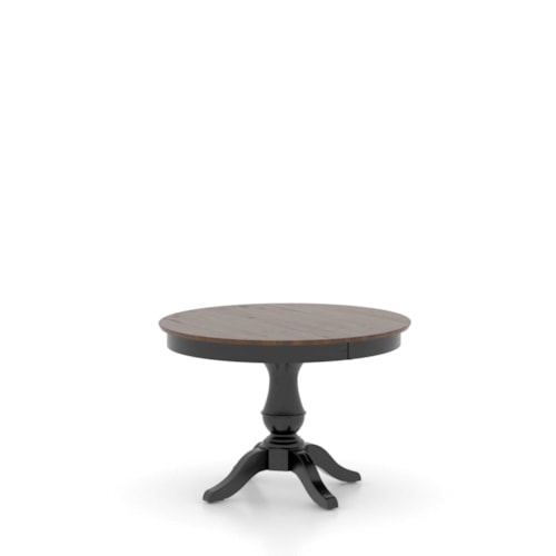 Traditional Customizable Round Table with Pedestal