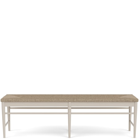 Rush Seat Dining Bench