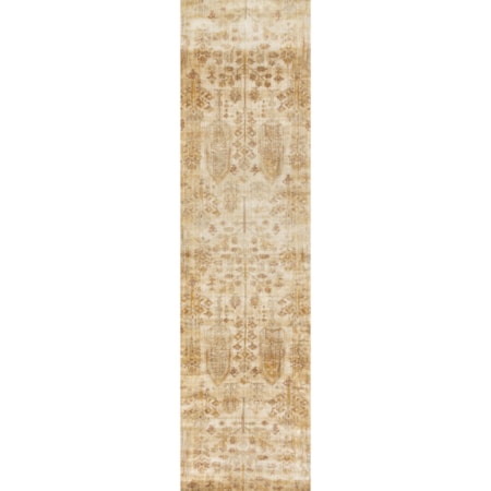 1&apos;6&quot; x 1&apos;6&quot;  Ant. Ivory / Gold Rug