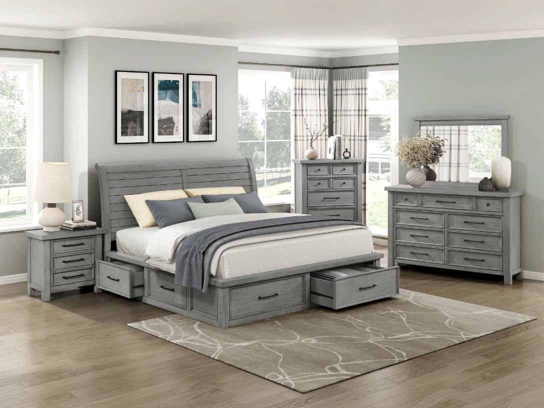 Homelegance Logandale Queen Storage Bed
