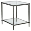 Artistica Artistica Metal Claret Rectangular End Table