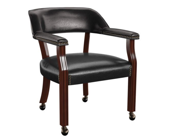 Steve silver tournament arm chair with casters sale