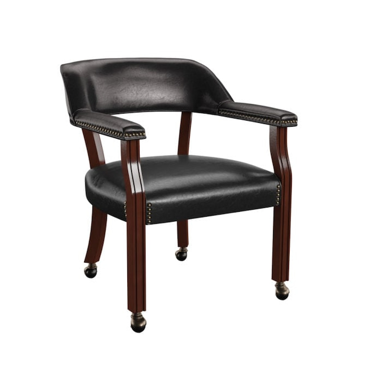 Steve Silver Tournament Tournament Arm Chair with Casters