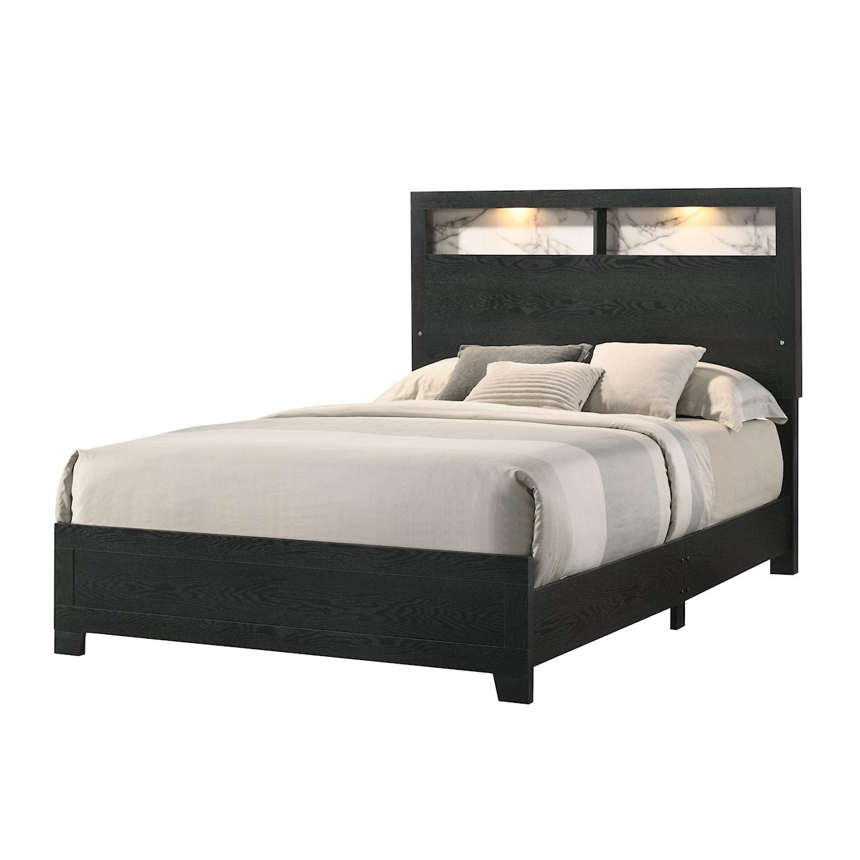 Crown Mark Kaden KADEN BLACK QUEEN BED |