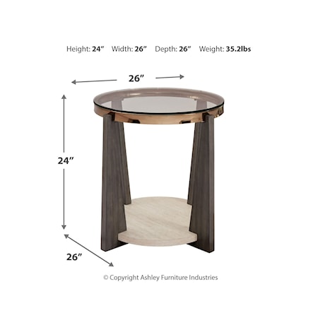 Round End Table