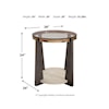 Signature Design by Ashley Frazwa Round End Table