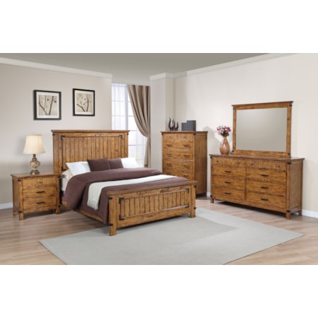 Wood Full Panel Bed