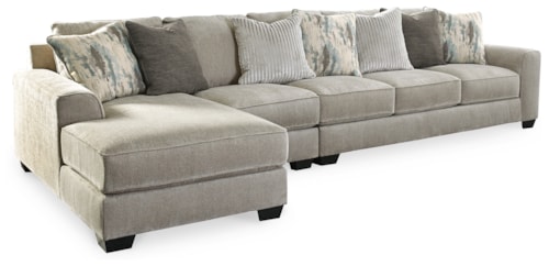 3-Piece Sectional With Chaise