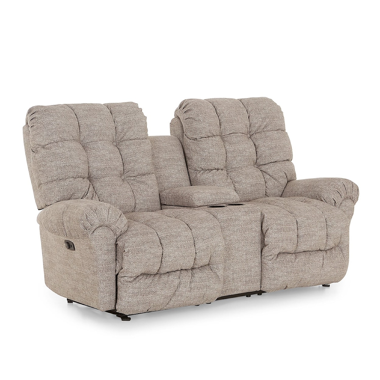 Best Home Furnishings Corey Power Tilt Headrest Rocker Console Loveseat