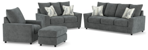 Sofa, Loveseat, Chair And Ottoman