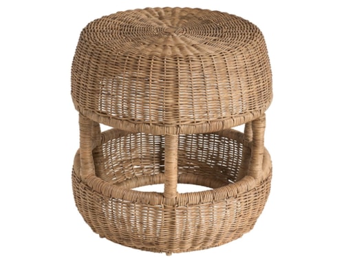 Coastal Woven Stool