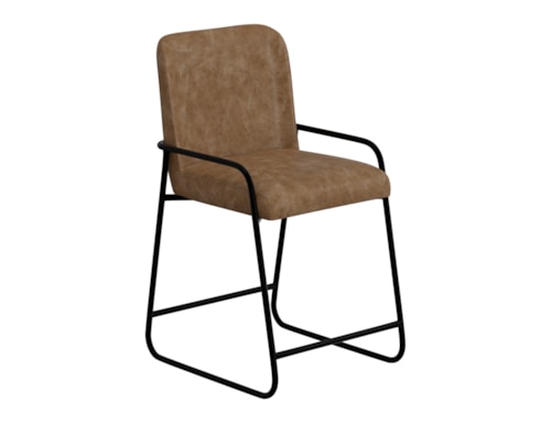 Transitional Upholstered 24" Barstool
