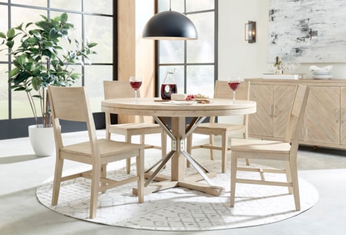 Transitional 6-Piece Dining Set